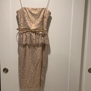 Robert Rodriguez Champagne Gold Dress